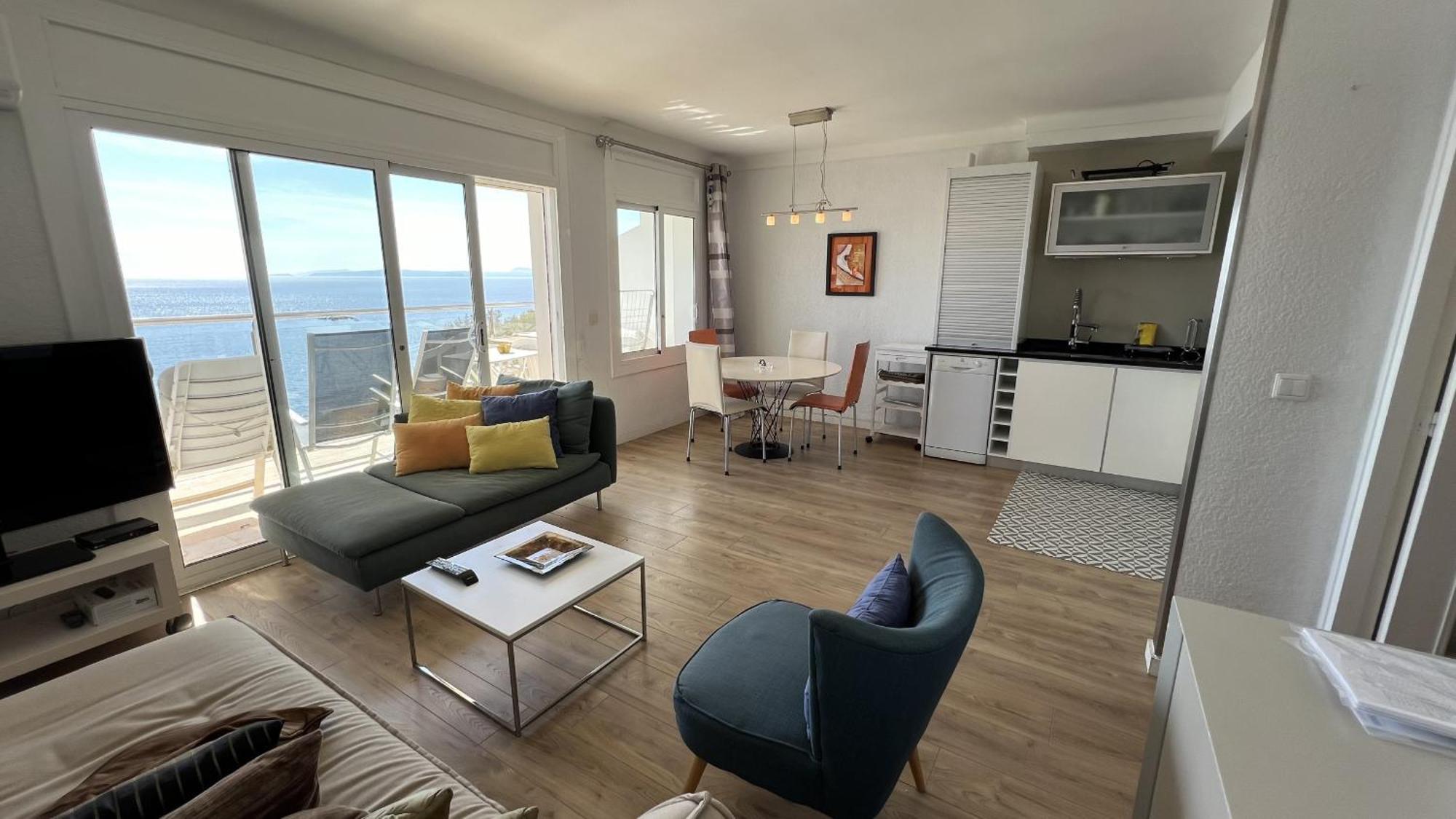 Apartamento Vista Mar Y Parking En Roses Av-27 Exteriér fotografie