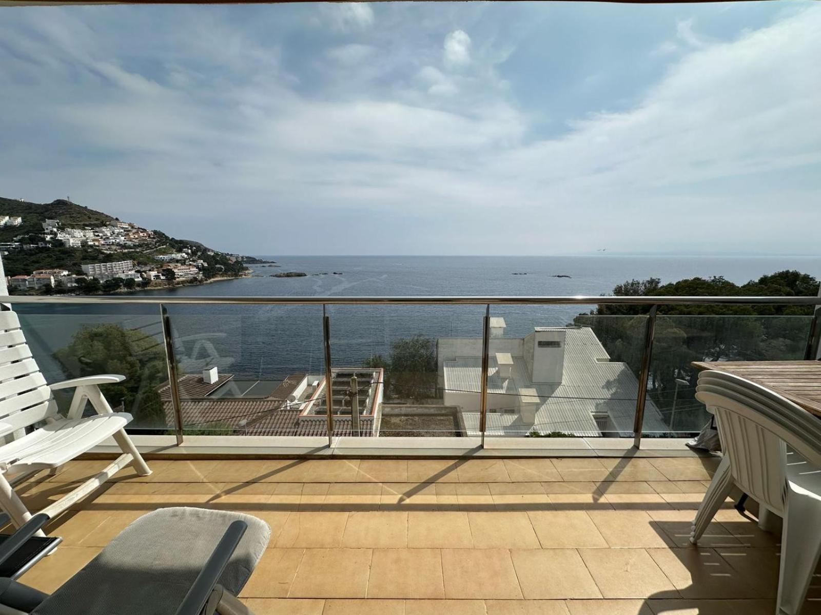 Apartamento Vista Mar Y Parking En Roses Av-27 Exteriér fotografie